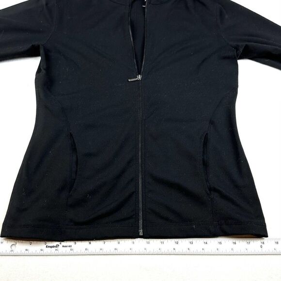 Prana Jet Black Full Zip Lightweight Athleisure Jacket Women’s L‎ - Picture 7 of 10